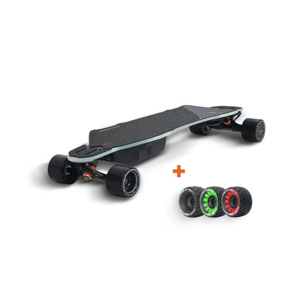 Exway Flex Pro V3 مثالي للتنقل اليومي ومغامرات نهاية الأسبوع — إضاءة ذكية تحافظ على سلامتك في كل رحلة.